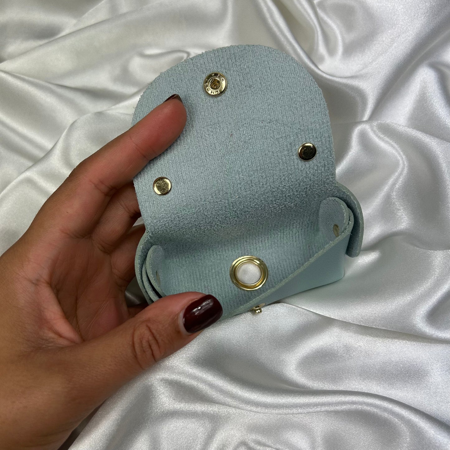 Personalised Vegan Leather Dog Poo Bag Holder