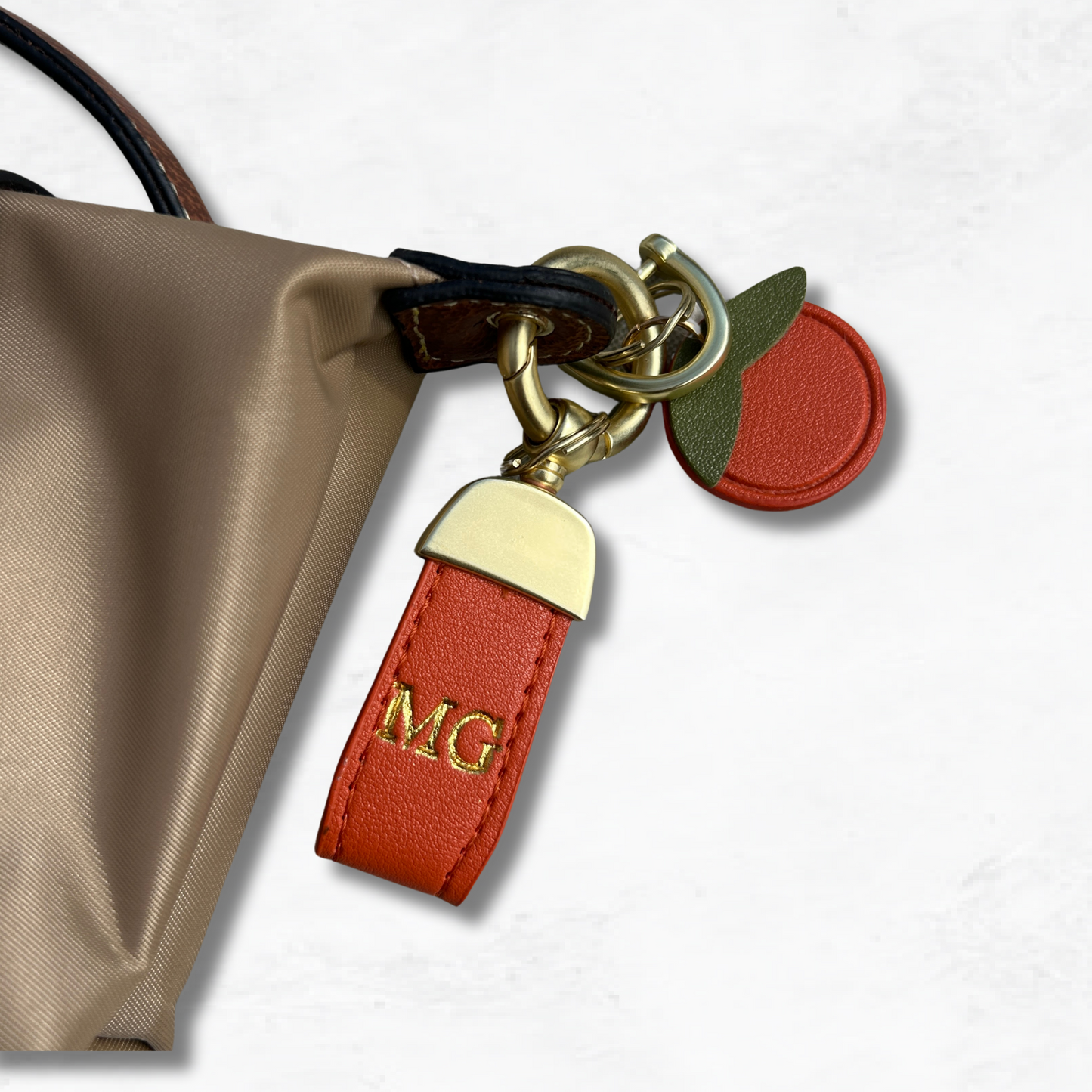Personalised Fruit Charm Keychain
