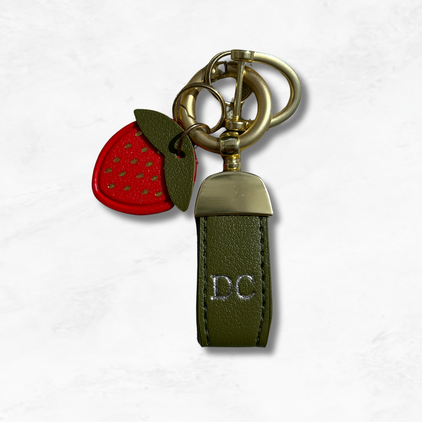 Personalised Fruit Charm Keychain