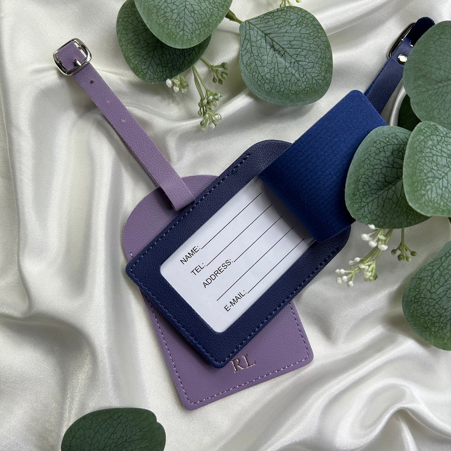 Personalised Rounded Luggage Tag