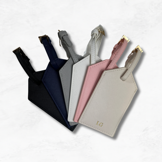 Personalised Vegan Leather Luggage Tag
