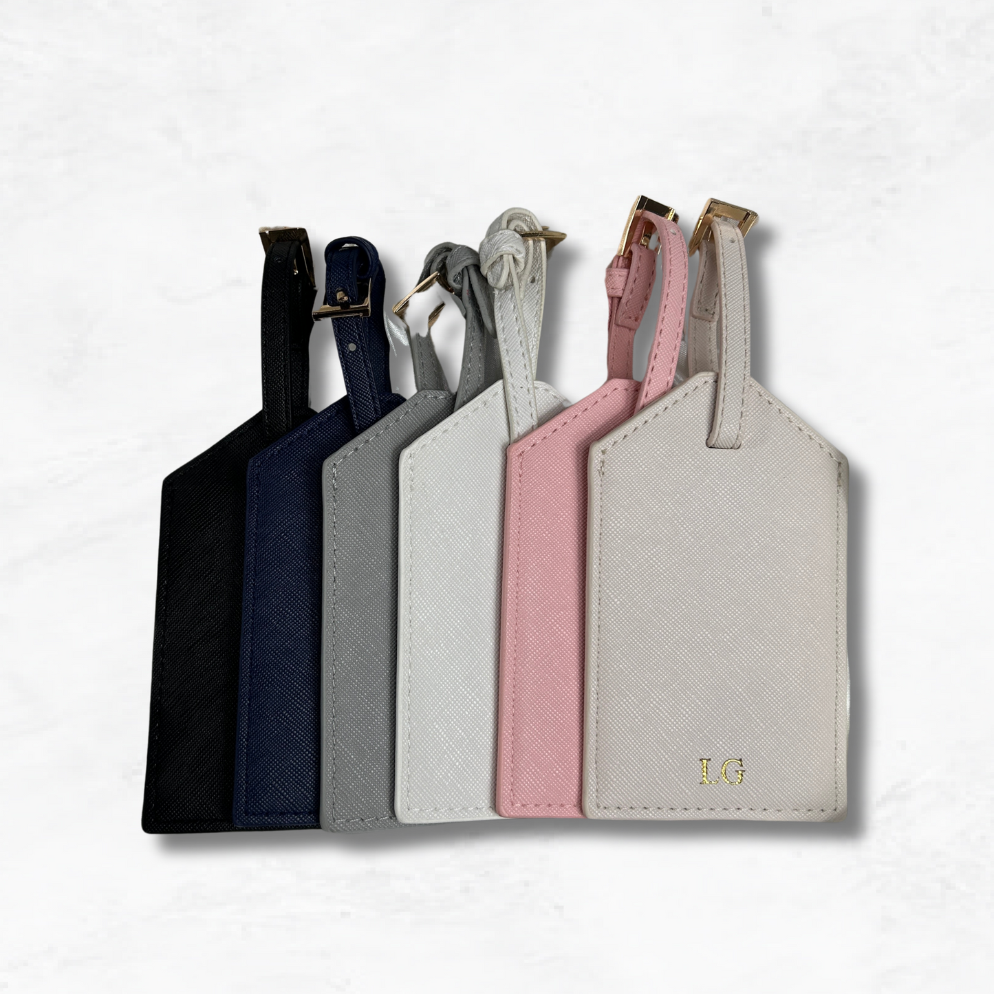 Personalised Vegan Leather Luggage Tag