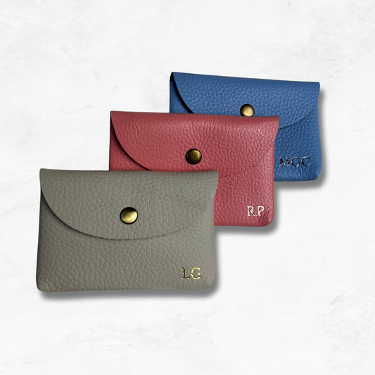 Personalised Leather Mini Purse
