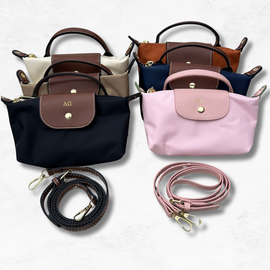 Personalised Mini Nylon Crossbody Bag