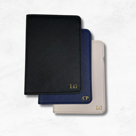 Personalised Vegan Leather Passport Cover