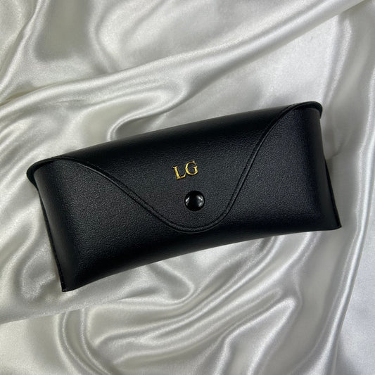 Personalised Vegan Leather Sunglasses Case