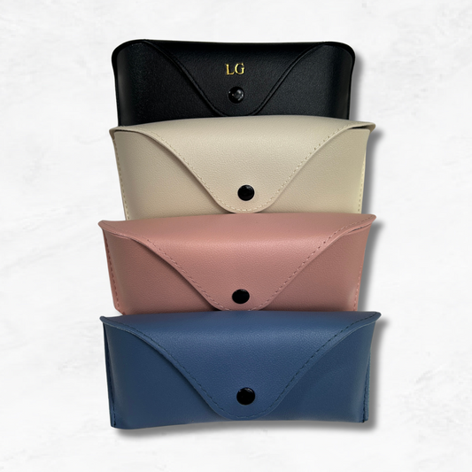 Personalised Vegan Leather Sunglasses Case