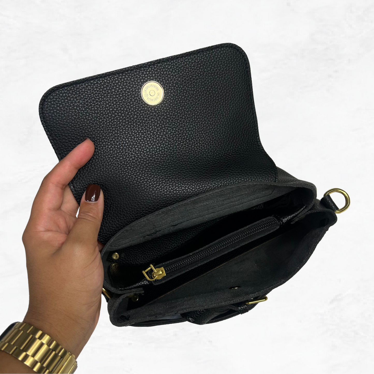 Personalised Vegan Leather Crossbody Bag
