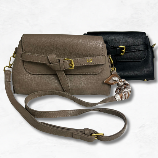 Personalised Vegan Leather Crossbody Bag