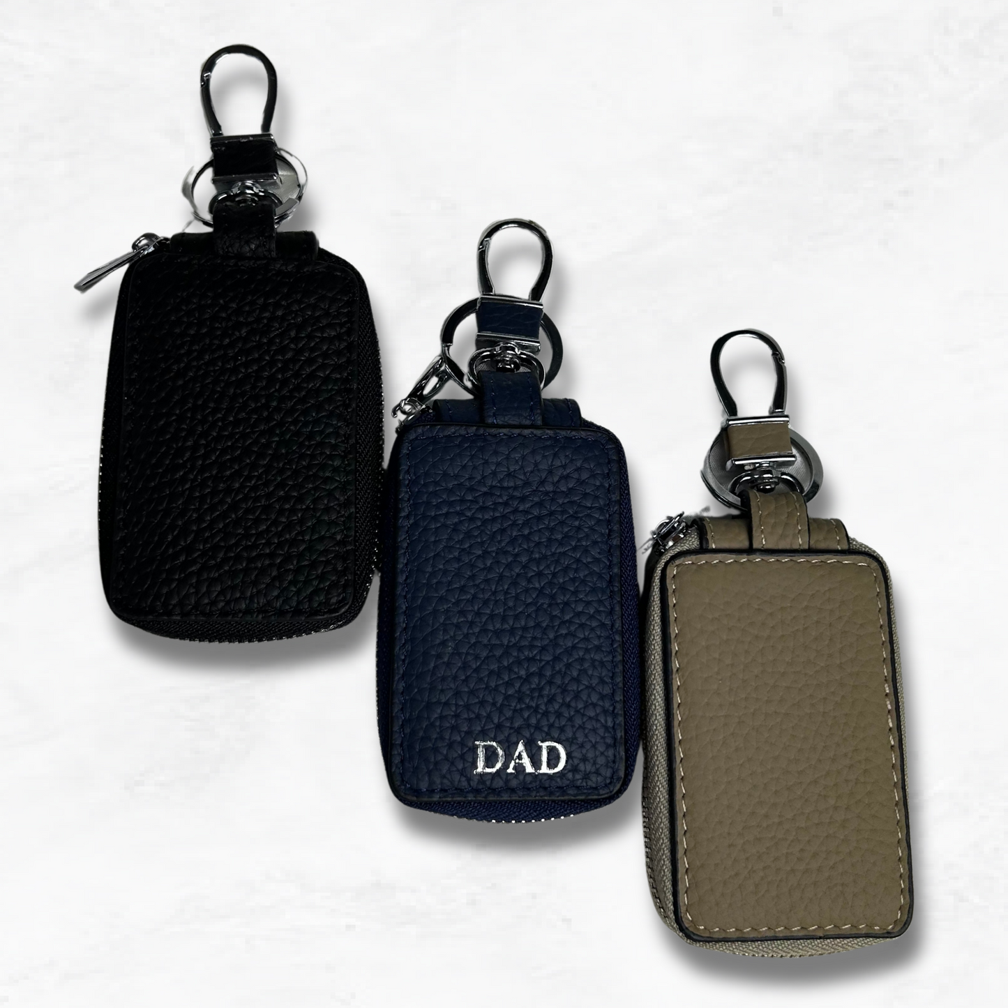 Personalised Leather Key Case Keychain