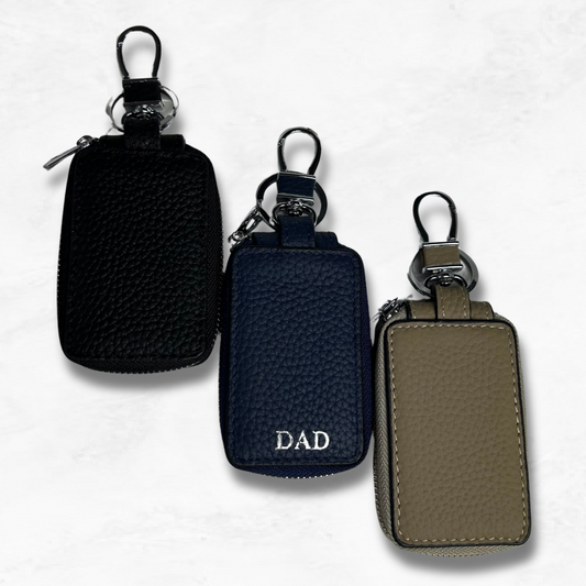 Personalised Leather Key Case Keychain
